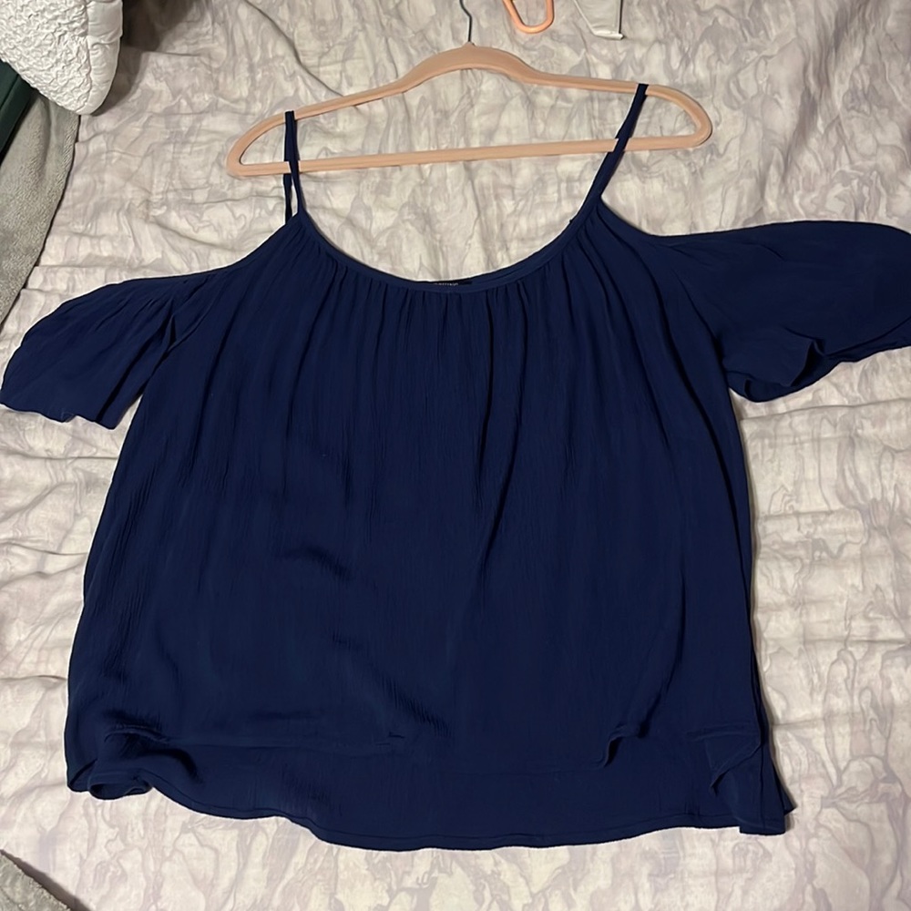 Flowy Cold Shoulder Top